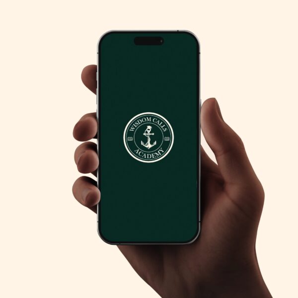 Hand-Held iPhone Front View Mockup (Psd)